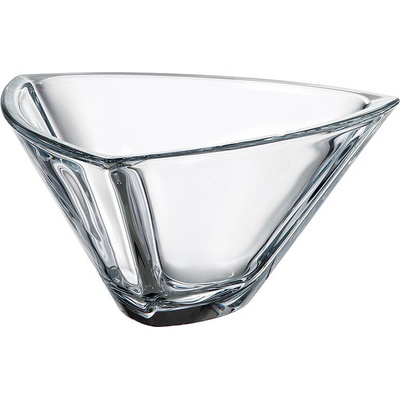 Crystalite Bohemia Skleněná miska Triangle 180 mm