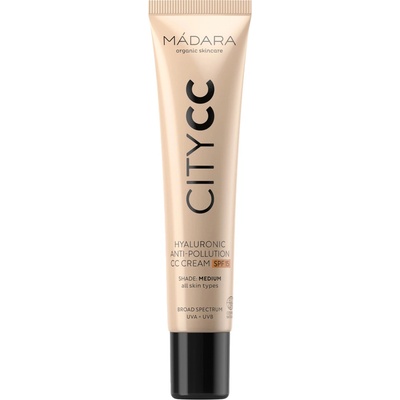 Madara City CC CityCC Hyaluronic Anti-Pollution SPF15 CC krém s filtrom 02 Medium Beige 40 ml