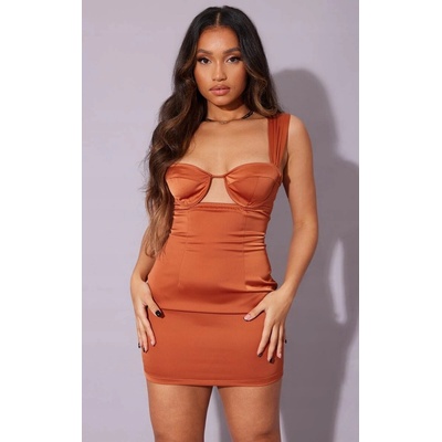 Prettylittlething mini koktejlové šaty
