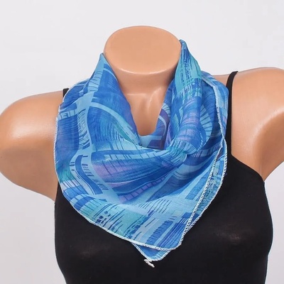 Нежно фишу в сини нюанси