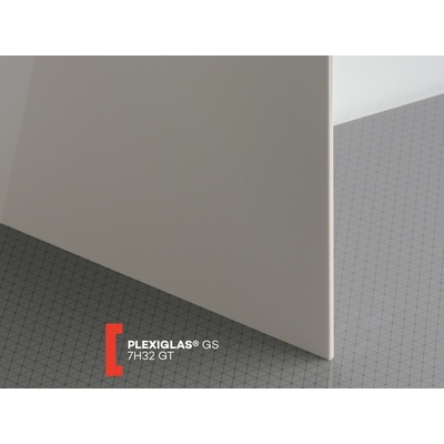 Röhm Plexisklo Plexiglas GS 3 mm 7H32 1520 x 2030 mm sivé 1 ks