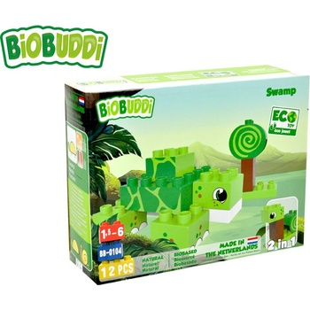 BiOBUDDi Wildlife Swamp 2 v1 želva/šnek 12 ks