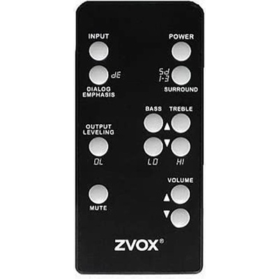 GENERAL ZVOX Soundbase 320, 420 - дистанционно управление дубликат (Soundbase 320, 420)