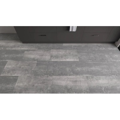 REPUBLIC Водоустойчива винилна настилка SPC на клик система REPUBLIC Stone Block 1 RETCSTO001, 304.8 x 609.6 x 5.5 мм, 4V - микро фаска (3549016)