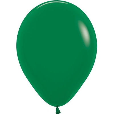 Balón solid 25 cm tmavo zelený