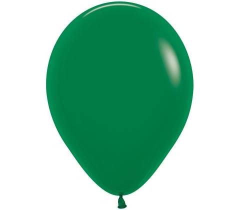 Balón solid 25 cm tmavo zelený