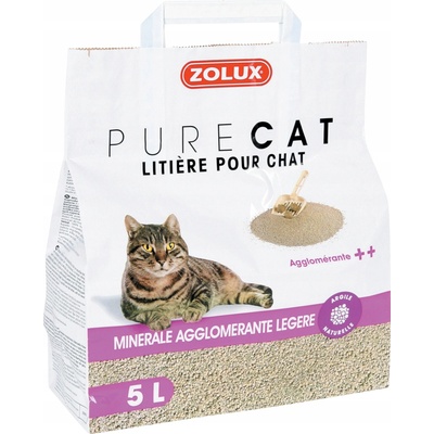 Zolux Podstielka PURECAT antibacterial scent clump 5 l