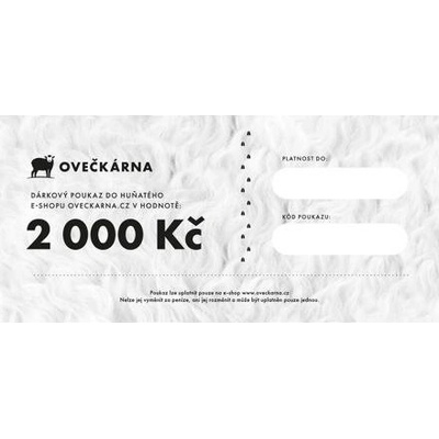 Vlnka Dárkový poukaz v hodnotě 2000 Kč
