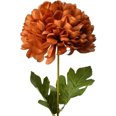 Dekorácia umelá kvetina s hnedým kvetom - 15*15*80 cm - Clayre & Eef