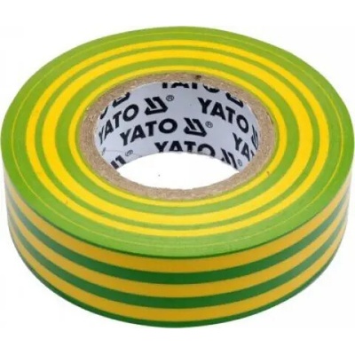 Yato Izolačná páska 19 mm x 20 m žltozelená