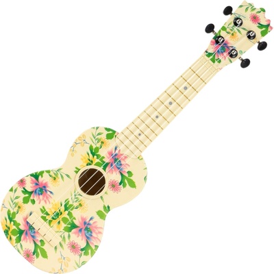 Pasadena WU-21F3-WH Floral Сопрано укулеле (WU-21F3-WH)