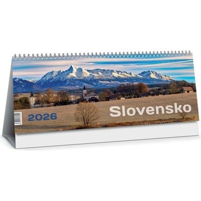 Stolový stĺpcový 30 x 12 cm Slovensko 2026