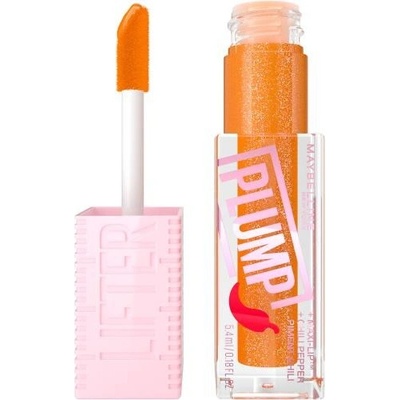 Maybelline Lifter Plump objemový lesk na rty s extraktem z chilli papriček 008 Hot Honey 5,4 ml – Zboží Mobilmania