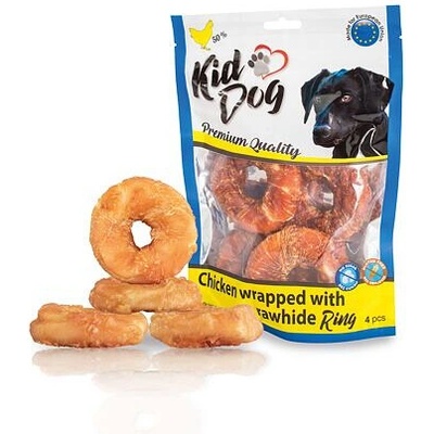 KIDDOG kuracie mäso na byvolom 9 cm krúžku 4 ks bal.