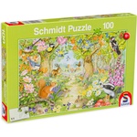 Schmidt Spiele Пъзел Schmidt от 100 части - Горски животни (56370) - ozone