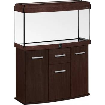 Diversa Solid LED akvarijní set vypouklý wenge 200 l