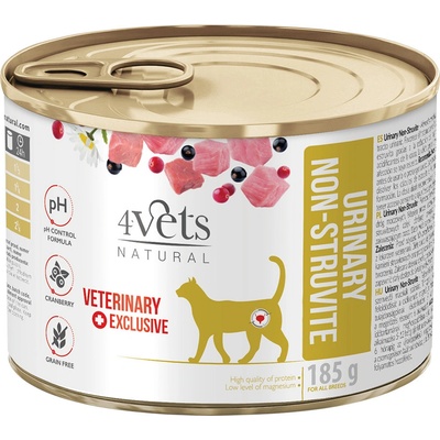 4Vets Natural Cat Urinary 12 x 185 g