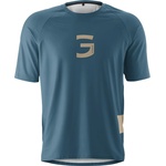 Gonso Мъжка фланелка с къс ръкав за колоездене Gonso Trail Jersey Cycling jersey - Ao Blue - размер M (056-4110-0112)