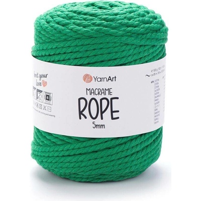 Yarn Art Macrame Rope 5 mm 759 zelená