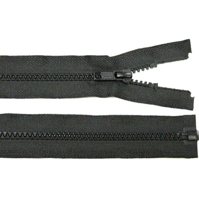 Kostěný zip no.5 rozepínací 65cm bundový color: 732 černá