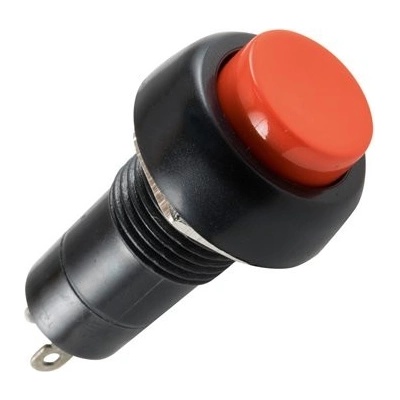 Vypínač vstavaný 250V/3A ON-OFF červený ST10/RD