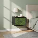 vidaXL Стенен шкаф за нощно шкафче GELEEN Черен дъб 36 x 33 x 25 см (8007439)