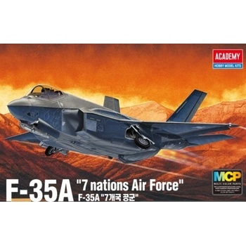 Image 1 of Academy Изтребител F-35A ' SEVEN Nations Air Force' 1/72 (12561)