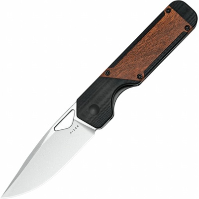 Kizer Liner Lock Militaw Jonathan Styles 154CM G10 +Mkuruti Wood V3634C2