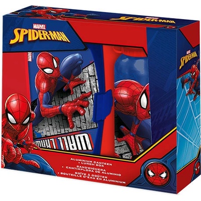 Kids Licensing Комплект кутия за закуски и бутилка - Спайдърмен