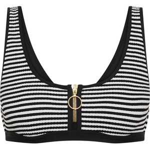 Seafolly Дамско бикини горнище Seafolly Clubhouse Zip Front Tank Top Bikini top - Black - размер 44 (EU) (150-6629-0317)