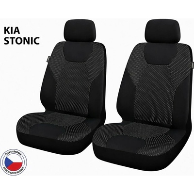 Autopoťah Cappa Perfetto ZL Kia Stonic černá/šedá 2M