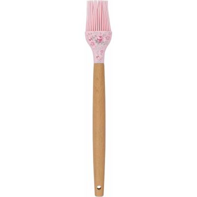 GREEN GATE Silikonová mašlovačka Mille White, růžová barva, dřevo, plast