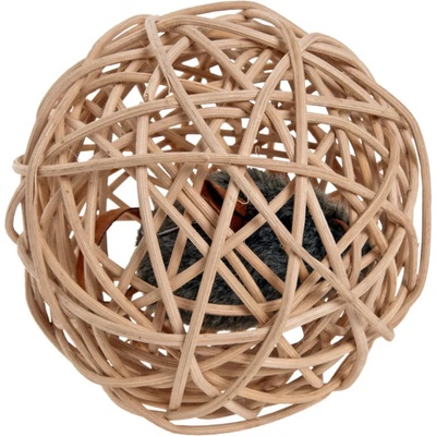 Karlie Карли плетена топка със звуков чип мишка котка