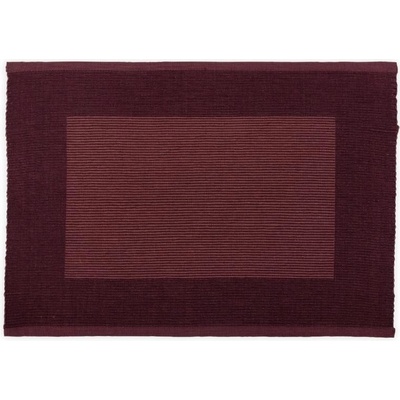 SCANquilt prostírání Duet 2 ks tmavě hnědá kaštanová prostírání 30x45cm