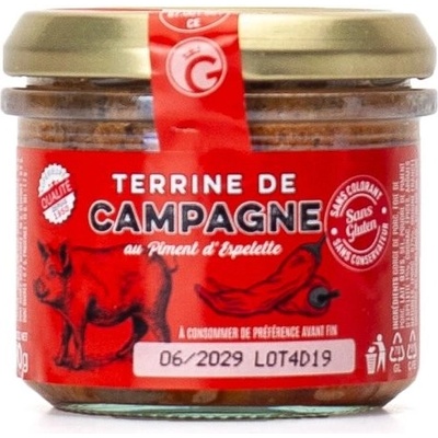 Arnaud Farmářská terina s uzenou paprikou Espelette 90 g