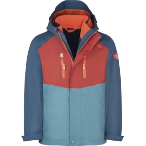 TROLLKIDS Детско 3-в-1 яке Trollkids Kid's Bryggen 3in1 Jacket 3-in-1 jacket - Carmin Red / Mystic Blue / Stormy Blue - размер 152 (EU) (703-2234-2118)