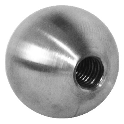 Koule plná se závitem M6 / ø 30 mm, broušená nerez AISI 304