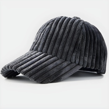 HARAHU Раирана Шапка с козирка - Тъмно Сиво kp12369 (12369)