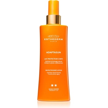 Institut Esthederm Adaptasun Protective Body Lotion защитно мляко за загар със средна UV защита 200ml