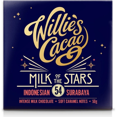 Willie's Cacao MILK OF THE STARS Indonesian Surubaya 54%, 50 g