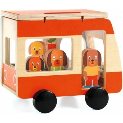 Djeco Drevená hračka mini combi uni