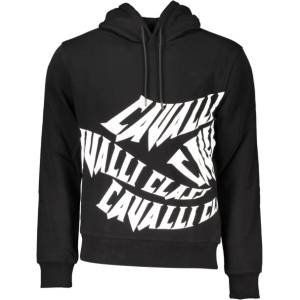 Roberto Cavalli Мъжки суитшърт cavalli class, Цвят Черен (qxt65a-cf062_nero_05051)