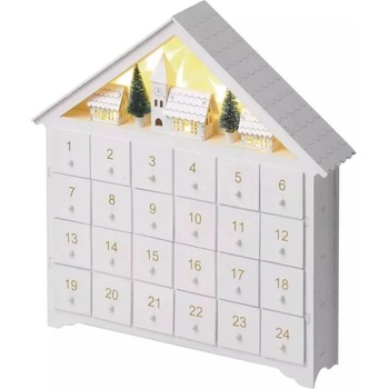 EMOS Lighting DCWW02 LED adventný kalendár drevený