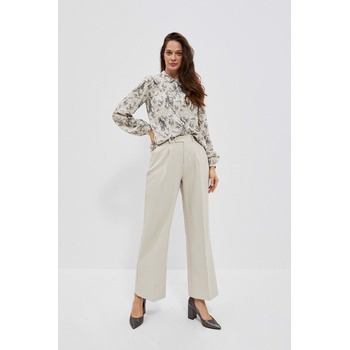 Moodo Пясъчни панталони с широки крачоли Moodo Moodo | Bezhov | ЖЕНИ | XL
