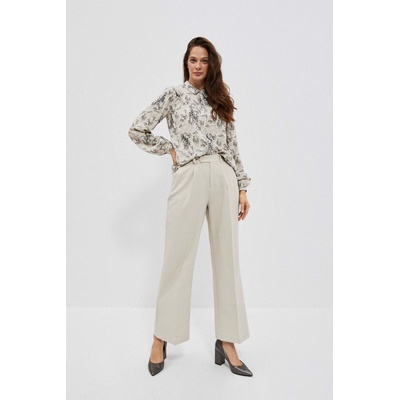 Moodo Пясъчни панталони с широки крачоли Moodo Moodo | Bezhov | ЖЕНИ | XL