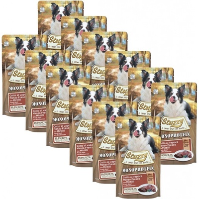 Stuzzy Monoprotein Adult Hovězí s borůvkami 12 x 150 g