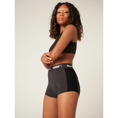 PUMA & Modibodi Menštruačné nohavičky Active Boyshort Moderate Heavy Dark