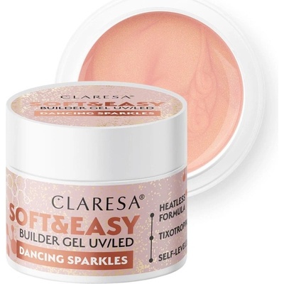 Eranti Claresa Soft Easy stavebný gél dancing sparkles 12g