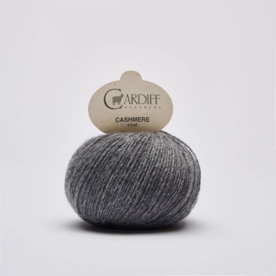 CASHMERE SMALL Cardiff Cashmere Farby CASHMERE: 519 tmavá šedá mix