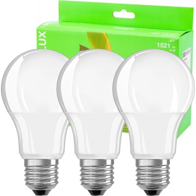 Bellalux 3x LED žárovka E27 A60 13W = 100W 1521lm 4000K Neutrální bila 200°